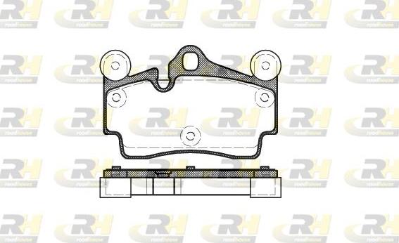 Roadhouse 2996.00 - Kit de plaquettes de frein, frein à disque cwaw.fr