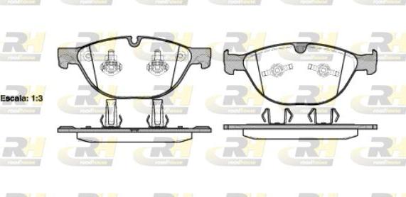 Roadhouse 2958.30 - Kit de plaquettes de frein, frein à disque cwaw.fr