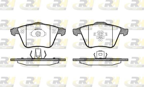 Roadhouse 2964.20 - Kit de plaquettes de frein, frein à disque cwaw.fr