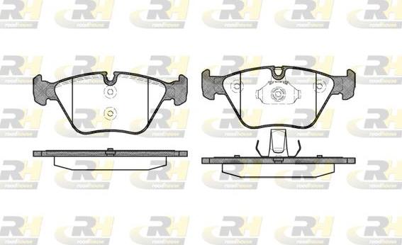 Roadhouse 2963.00 - Kit de plaquettes de frein, frein à disque cwaw.fr