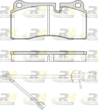 Roadhouse 2983.21 - Kit de plaquettes de frein, frein à disque cwaw.fr