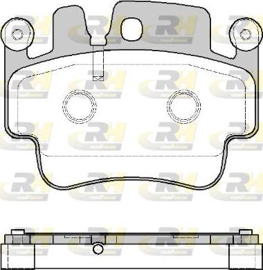 Roadhouse 2982.00 - Kit de plaquettes de frein, frein à disque cwaw.fr