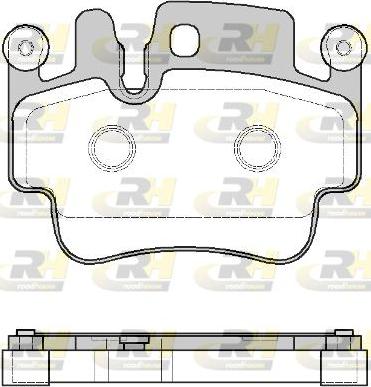 Roadhouse 2982.10 - Kit de plaquettes de frein, frein à disque cwaw.fr