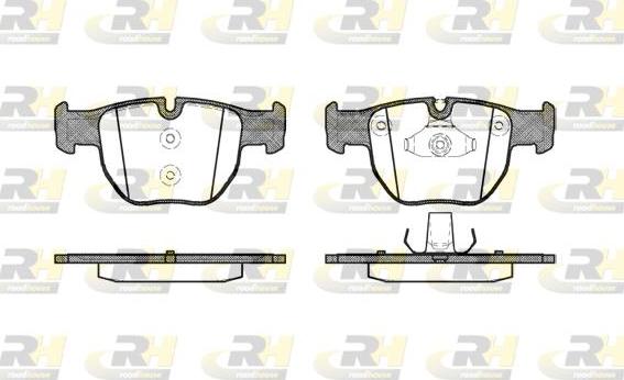 Roadhouse 2979.00 - Kit de plaquettes de frein, frein à disque cwaw.fr