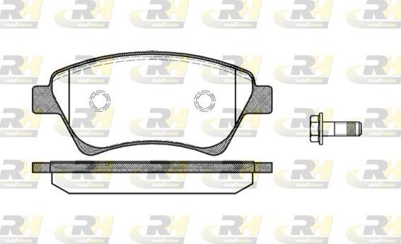 Roadhouse 2976.00 - Kit de plaquettes de frein, frein à disque cwaw.fr