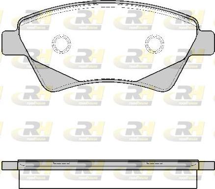 Roadhouse 2976.20 - Kit de plaquettes de frein, frein à disque cwaw.fr