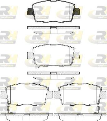 Roadhouse 2971.42 - Kit de plaquettes de frein, frein à disque cwaw.fr