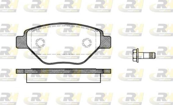 Roadhouse 2977.00 - Kit de plaquettes de frein, frein à disque cwaw.fr