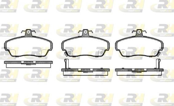 Roadhouse 2490.02 - Kit de plaquettes de frein, frein à disque cwaw.fr