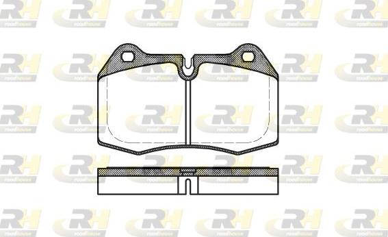 Roadhouse 2441.00 - Kit de plaquettes de frein, frein à disque cwaw.fr