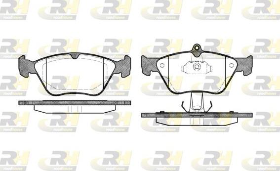 Roadhouse 2468.00 - Kit de plaquettes de frein, frein à disque cwaw.fr