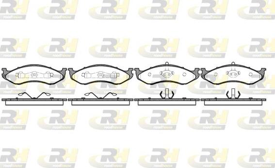 Roadhouse 2467.20 - Kit de plaquettes de frein, frein à disque cwaw.fr