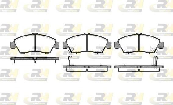 Roadhouse 2419.02 - Kit de plaquettes de frein, frein à disque cwaw.fr