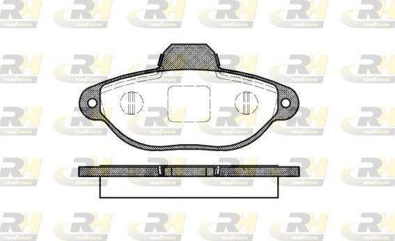 Roadhouse 2414.20 - Kit de plaquettes de frein, frein à disque cwaw.fr