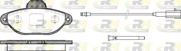 Roadhouse 2414.21 - Kit de plaquettes de frein, frein à disque cwaw.fr