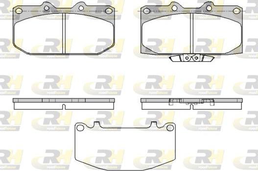 Roadhouse 2599.32 - Kit de plaquettes de frein, frein à disque cwaw.fr