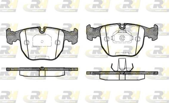 Roadhouse 2596.00 - Kit de plaquettes de frein, frein à disque cwaw.fr