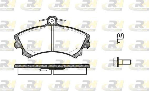 Roadhouse 2590.21 - Kit de plaquettes de frein, frein à disque cwaw.fr