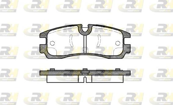 Roadhouse 2566.30 - Kit de plaquettes de frein, frein à disque cwaw.fr