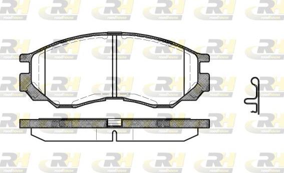 Roadhouse 2583.00 - Kit de plaquettes de frein, frein à disque cwaw.fr