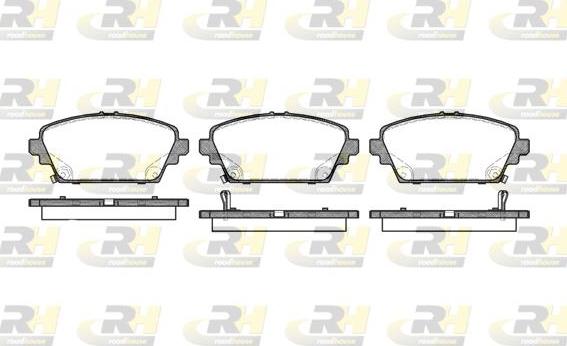 Roadhouse 2694.02 - Kit de plaquettes de frein, frein à disque cwaw.fr