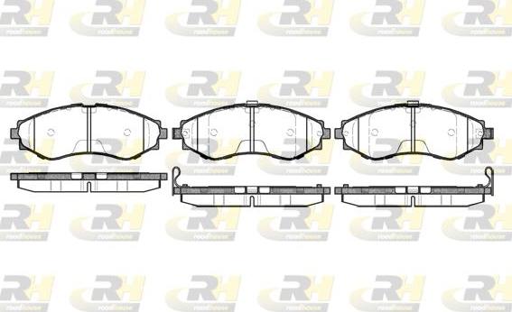 Roadhouse 2645.32 - Kit de plaquettes de frein, frein à disque cwaw.fr