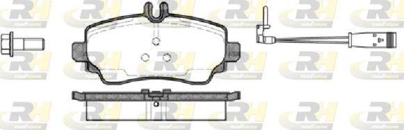 Roadhouse 2650.22 - Kit de plaquettes de frein, frein à disque cwaw.fr