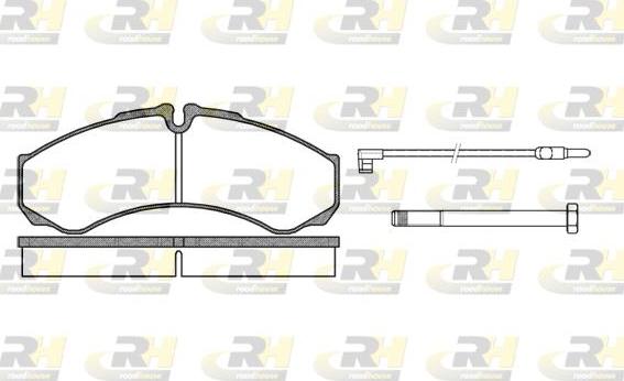 Roadhouse 2651.02 - Kit de plaquettes de frein, frein à disque cwaw.fr