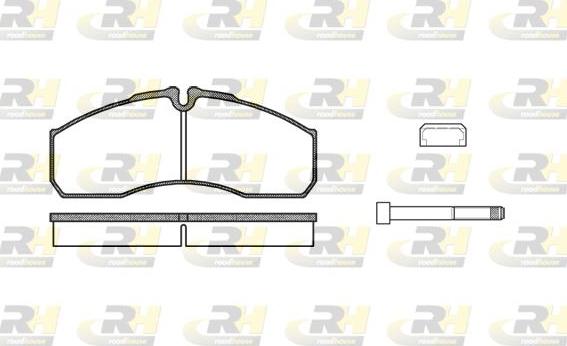 Roadhouse 2651.86 - Kit de plaquettes de frein, frein à disque cwaw.fr