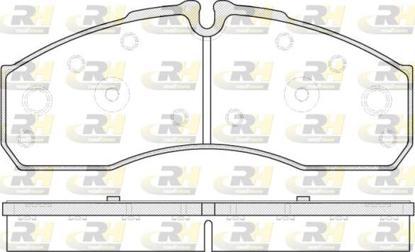 Roadhouse 2651.30 - Kit de plaquettes de frein, frein à disque cwaw.fr