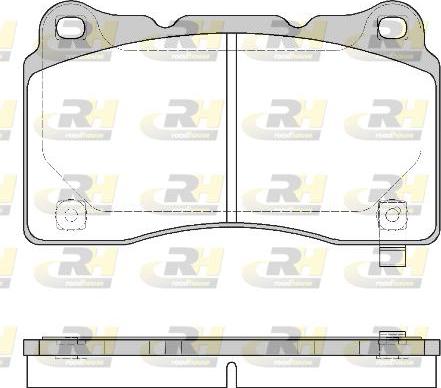 Roadhouse 2666.24 - Kit de plaquettes de frein, frein à disque cwaw.fr