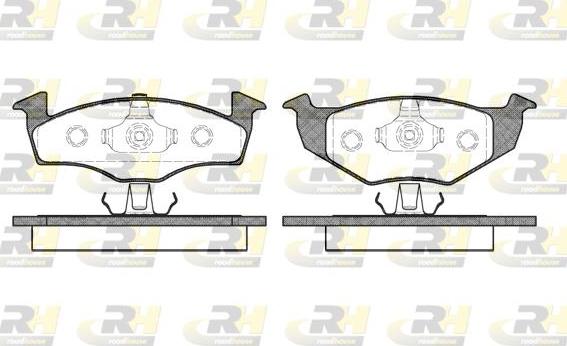 Roadhouse 2609.00 - Kit de plaquettes de frein, frein à disque cwaw.fr