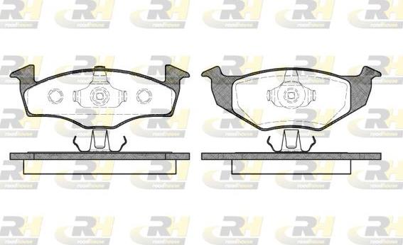 Roadhouse 2609.10 - Kit de plaquettes de frein, frein à disque cwaw.fr