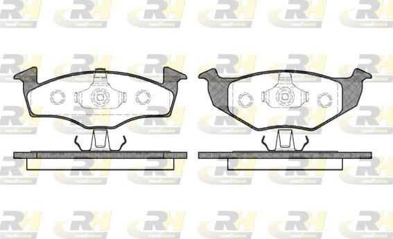 Roadhouse 2609.20 - Kit de plaquettes de frein, frein à disque cwaw.fr