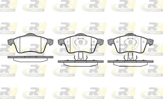 Roadhouse 2618.00 - Kit de plaquettes de frein, frein à disque cwaw.fr