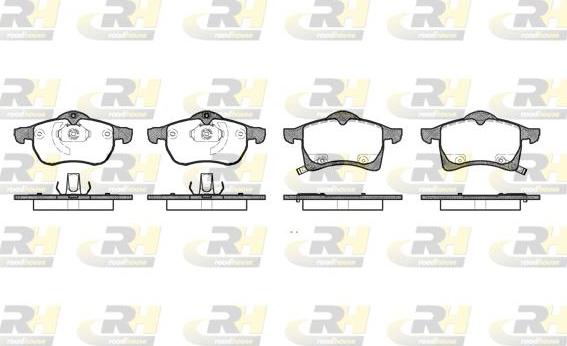 Roadhouse 2683.02 - Kit de plaquettes de frein, frein à disque cwaw.fr