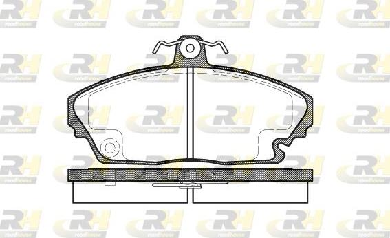 Roadhouse 2635.00 - Kit de plaquettes de frein, frein à disque cwaw.fr