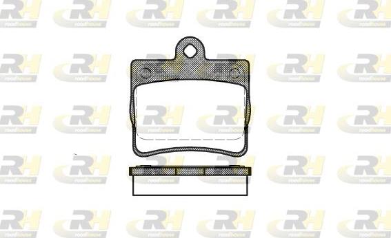 Roadhouse 2630.00 - Kit de plaquettes de frein, frein à disque cwaw.fr