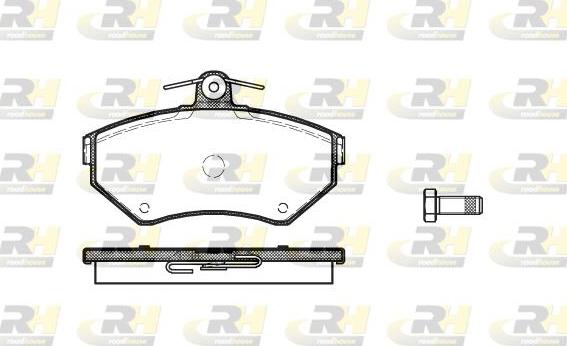 Roadhouse 2631.00 - Kit de plaquettes de frein, frein à disque cwaw.fr