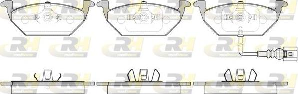 Roadhouse 2633.41 - Kit de plaquettes de frein, frein à disque cwaw.fr