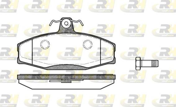 Roadhouse 2620.20 - Kit de plaquettes de frein, frein à disque cwaw.fr