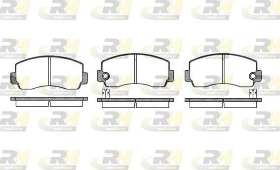 Roadhouse 2094.10 - Kit de plaquettes de frein, frein à disque cwaw.fr