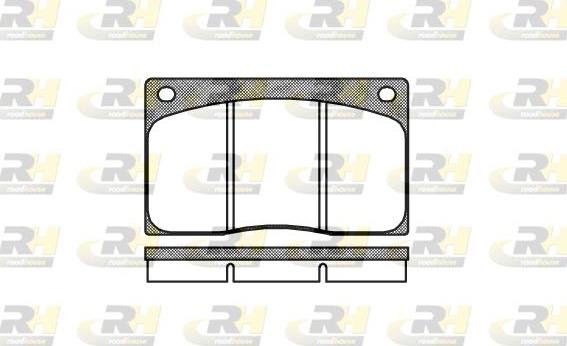 Roadhouse 2044.00 - Kit de plaquettes de frein, frein à disque cwaw.fr