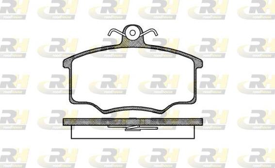 Roadhouse 2046.20 - Kit de plaquettes de frein, frein à disque cwaw.fr