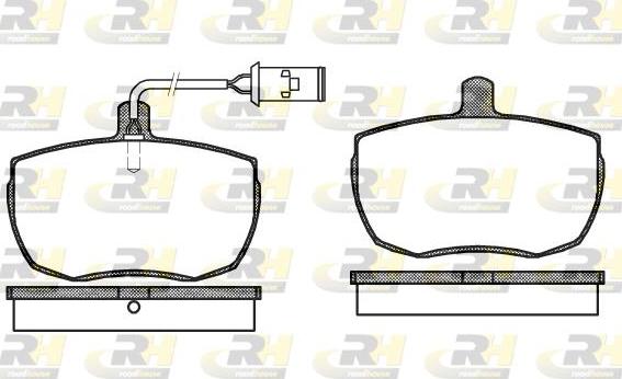 Roadhouse 2056.22 - Kit de plaquettes de frein, frein à disque cwaw.fr