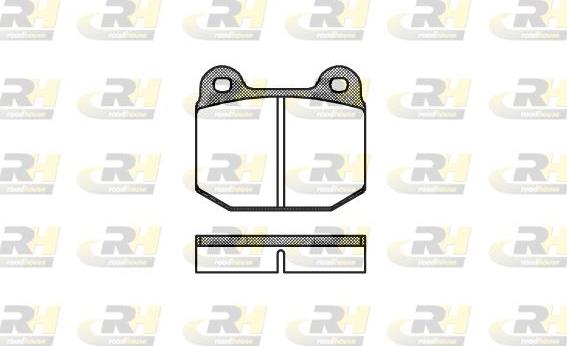 Roadhouse 2014.00 - Kit de plaquettes de frein, frein à disque cwaw.fr