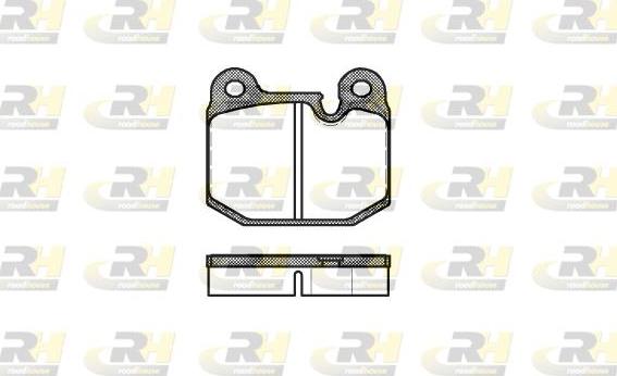 Roadhouse 2014.10 - Kit de plaquettes de frein, frein à disque cwaw.fr