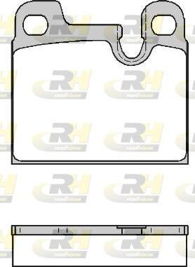 Roadhouse 2015.00 - Kit de plaquettes de frein, frein à disque cwaw.fr