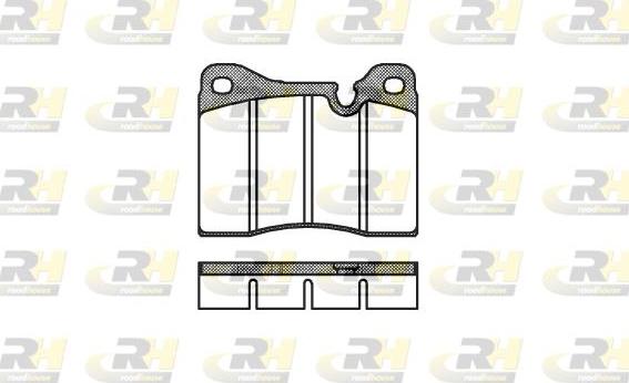 Roadhouse 2011.30 - Kit de plaquettes de frein, frein à disque cwaw.fr