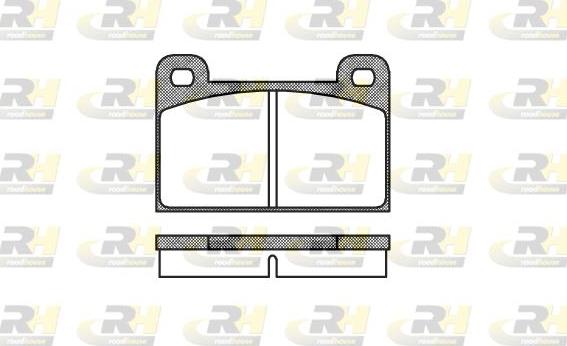 Roadhouse 2018.00 - Kit de plaquettes de frein, frein à disque cwaw.fr